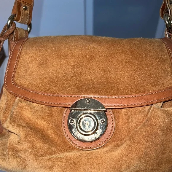 Marc Jacobs leather and suede bag - Picture 4 of 13